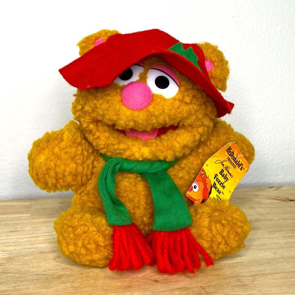 Jim Henson’s baby Fozzie bear presented by McDonald’s 1988
